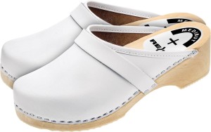 Klapki zdrowotne drewniaki BMDREGLW białe
