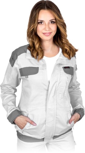 Bluza CORTON-L-J WS biało-szary