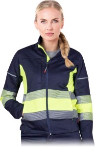 Bluza FRAUBAX-J GY granatowo-żółty