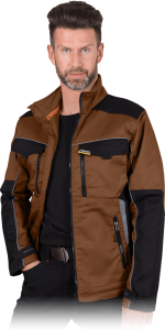 Bluza HARVER.-tkanina: 65% HARVER-J BRB brązowo-czarny