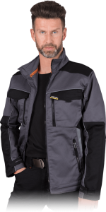Bluza HARVER.-tkanina: 65% HARVER-J SB szaro-czarny