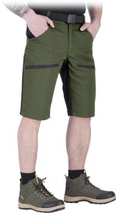 Spodnie do pasa-krótkie HOBBER-TS KHB khaki-czarny