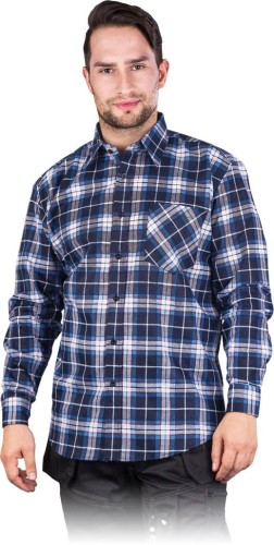 Koszula flanelowa w kratę. KF-G