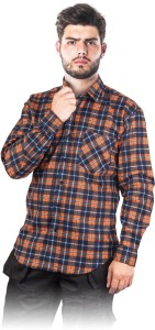 Koszula flanelowa w kratę. KF-G