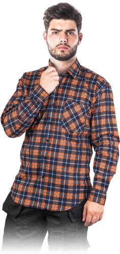 Koszula flanelowa w kratę. KF-G