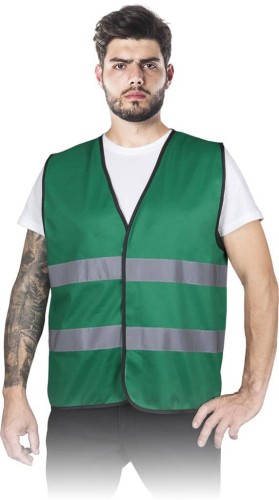 Kamizelka ostrzegawcza KOS-COLOR Z zielony