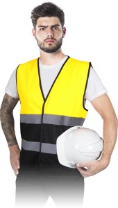Kamizelka ostrzegawcza KOS-DOUBLE YB żółto-czarny