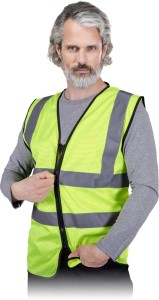 Kamizelka ostrzegawcza REIS KOS-MESHZIP YB