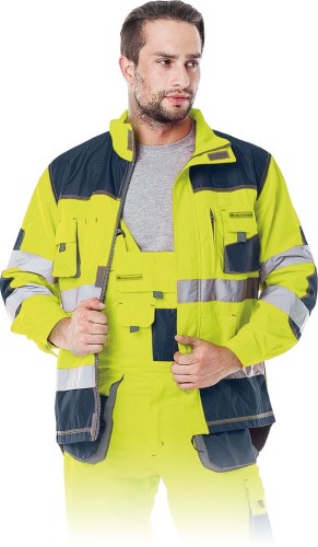 Bluza z pasami odblaskowymi FORMEN LH-FMNX-J_YGS