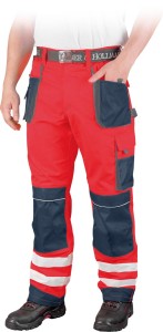 Spodnie w pas z pasami odblaskowymi FORMEN LH-FMNX-T_CGS