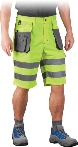 Spodenki Formen LH-FMNX-TS_YSB seledynowo-czarno-szare