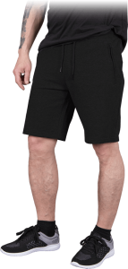 Spodnie do pasa SHORTS z kró SHORTS B czarny