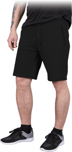 Spodnie do pasa SHORTS z kró SHORTS B czarny