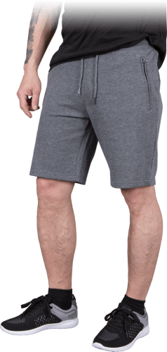 Spodnie do pasa SHORTS z kró SHORTS DS ciemnoszary