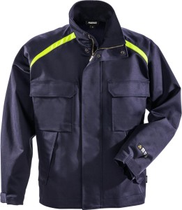 Bluza flam granatowo-żółty