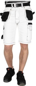 Spodnie do pasa-krótkie jeans415-ts biało-czarny