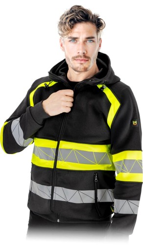 Bluza lh-rautex-ds czarny