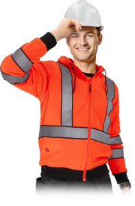 Bluza z polaru umino pomarańczowy