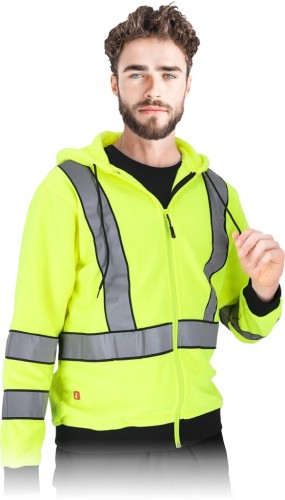 Bluza z polaru umino żółty