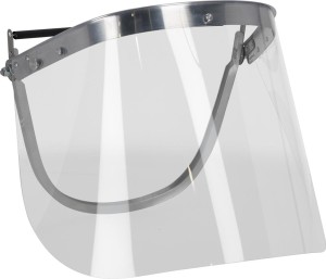 Osłona twarzy ocam-50 transparentno-czarny uni