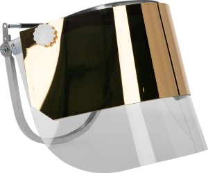 Osłona twarzy 4-n transparent-gold uni