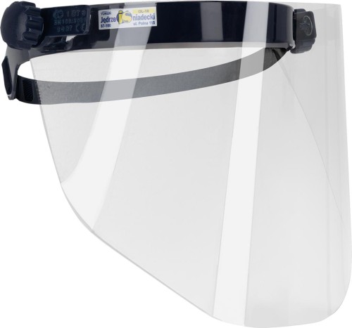 Osłona twarzy ol-10 transparentno-czarny uni