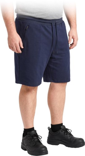 Spodnie do pasa-krótkie shorts-plus granatowy