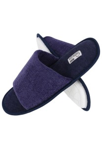 Klapki i kapcie damski lipwool granatowy