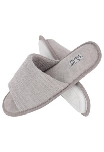 Klapki i kapcie damski lipwool szary/stalowy