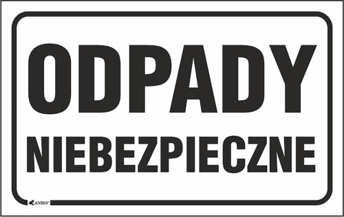 Znak bezpieczeństwa z-214 250x400 mm