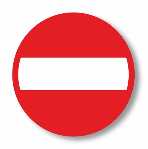 Znak bezpieczeństwa z-ophr-b2 300x300x300 mm