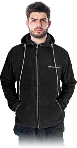Bluza polarowa POLAR-HOOD z kapturem. POLAR-HOOD_B