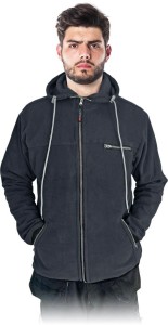 Bluza polarowa POLAR-HOOD z kapturem. POLAR-HOOD_G