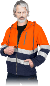 Polar z odblaskami POLSTRIP-HD PG pomarańczowo-granatowy