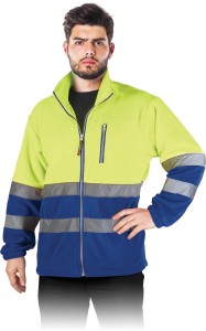 Polar z odblaskami POLSTRIP YN seledynowo-niebieski