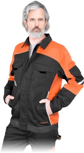 Bluza PROX. PROX-J BPS czarno-pomarańczowo-szary