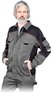 Bluza PROX. PROX-J SBP stalowo-czarno-pomarańczowy