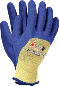 Rękawice, powlekane z linii rękawic DRAGON. RBLUEGRIP