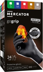 Rękawice nitrylowe rmm-grip-obo nitryl czarny