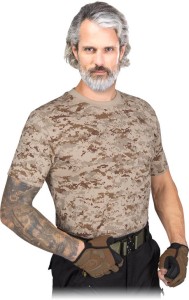 T-shirt męski TG-TARNUNG BE beżowy