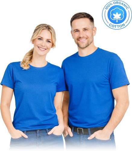 T-shirt damski rpure810 niebieski