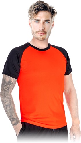T-shirt ts-bilbao pomarańczowo-czarny