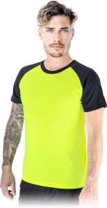 T-shirt ts-bilbao żółto-czarny
