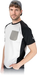 T-shirt ts-ovar biało-czarny