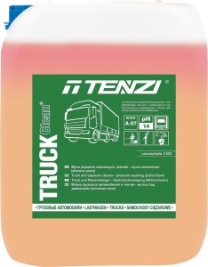 Skoncentrowany preparat do mycia pojazdów ciężarowych, plandek-aktywna piana. TZ-TRUCKCLEAN1