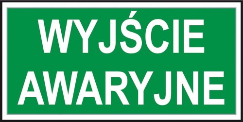 Anro Znak ewakuacyjny „Wyjście awaryjne”. Z-33E-FS-150x300