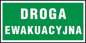 Anro Znak ewakuacyjny „Droga ewakuacyjna”. Z-40E-FS-150x300