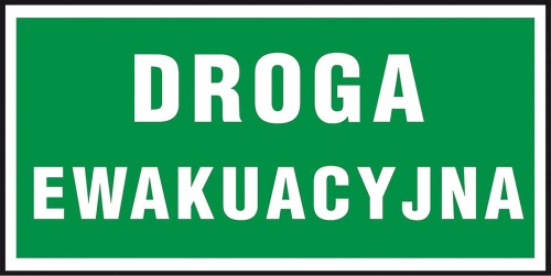 Anro Znak ewakuacyjny „Droga ewakuacyjna”. Z-40E-FS-150x300