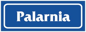 Anro Znak „Palarnia”. Z-R48-F-90x240