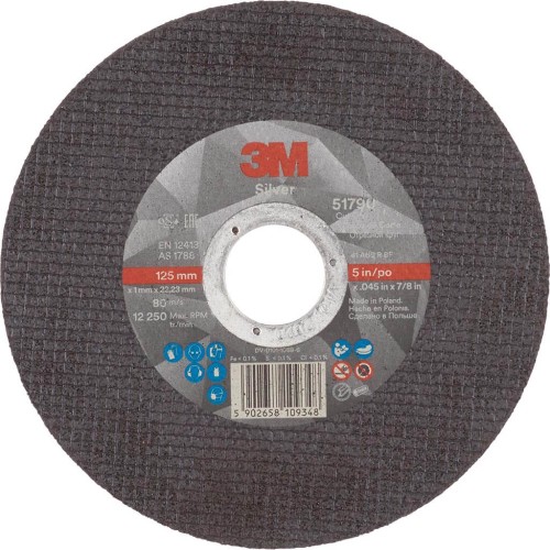 Tarcza do cięcia 3M-TARCZC-T41  125 mm x 1,0 mm x 22 mm